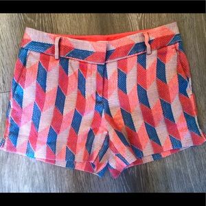 Loft Chevron Riviera Shorts with 4" Inseam - Size 4